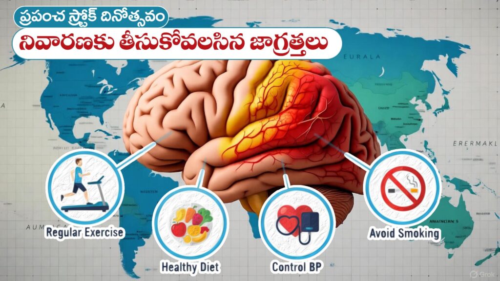 World Stroke Day
Precautions to be taken for prevention