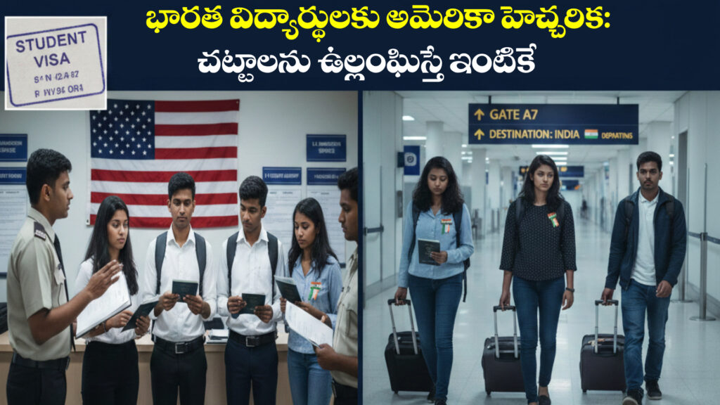 US warns Indian students: If they break the rules, they will be sent home