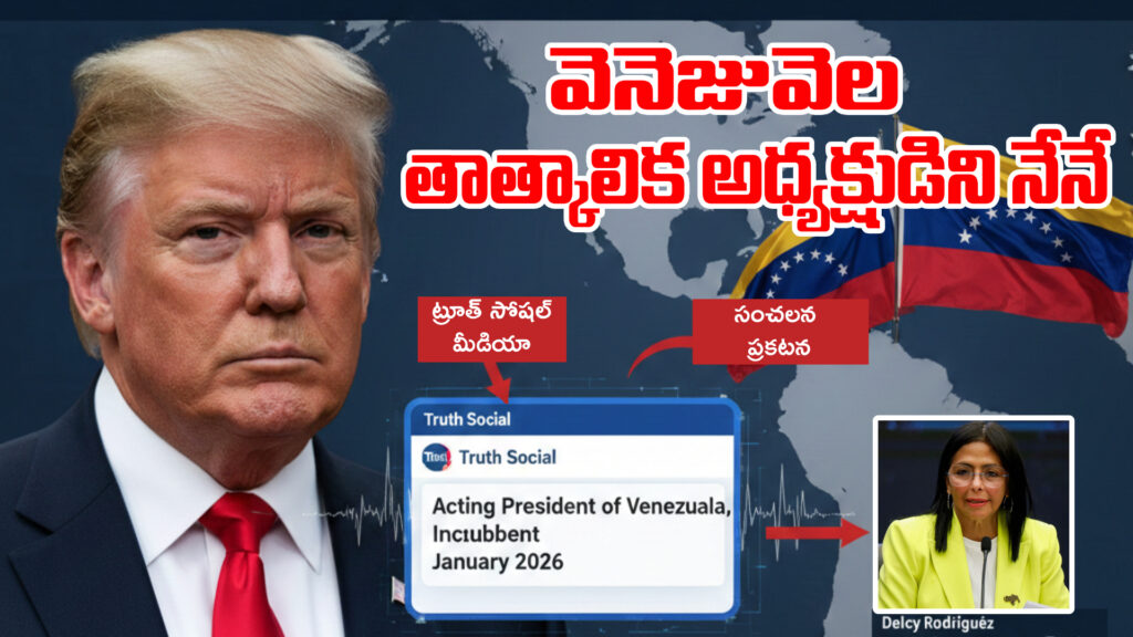 Trump's sensational statement: I am the interim president of Venezuela
