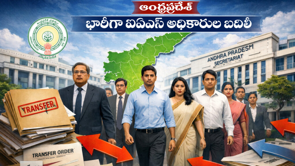 Massive transfer of IAS officers in Andhra Pradesh