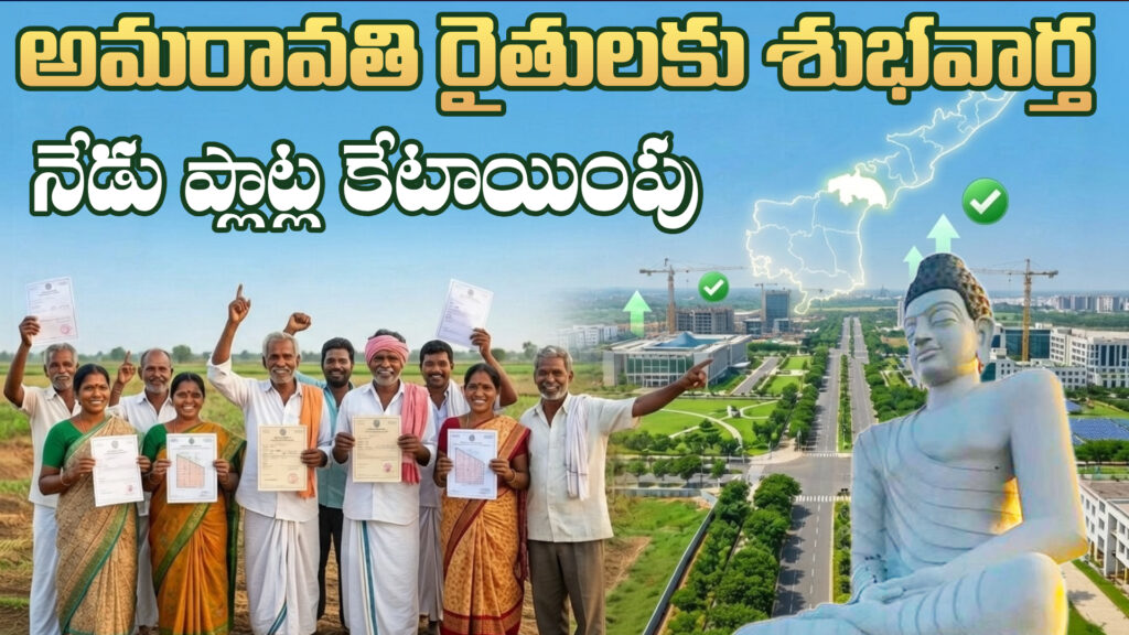 Good news for Amaravati farmers: Plots to be allotted today