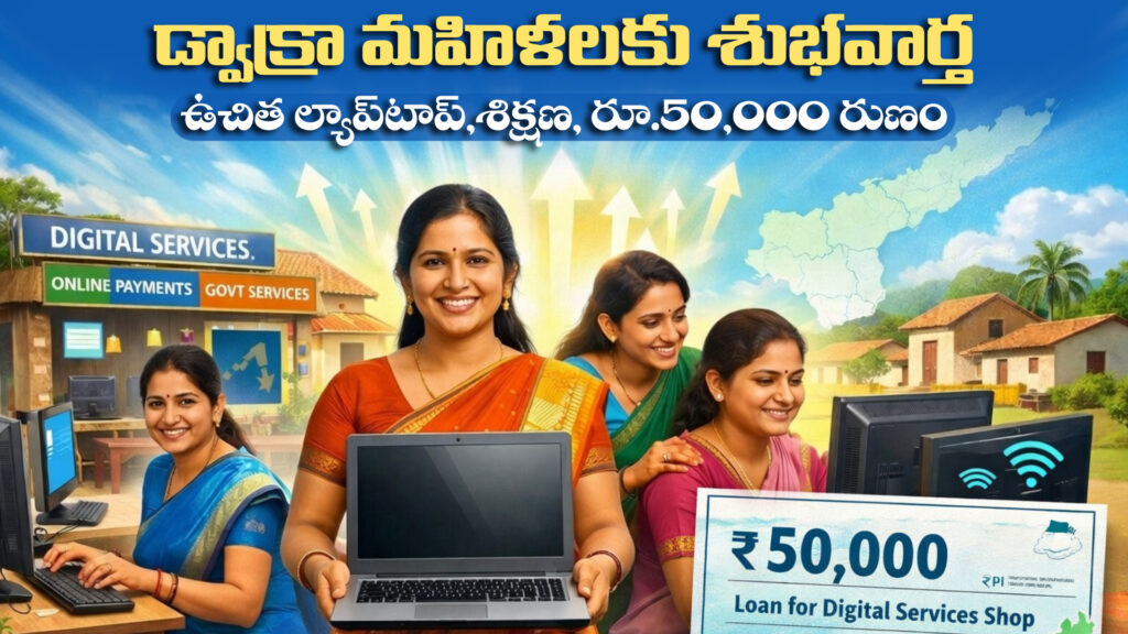 Good news for Dwakra women: Free laptop, training, Rs. 50,000 loan-DTv Telangana