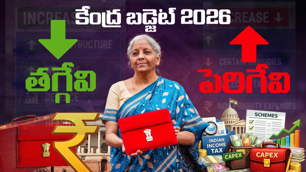 Union Budget 2026: What will decrease and what will increase-DTv Telangana