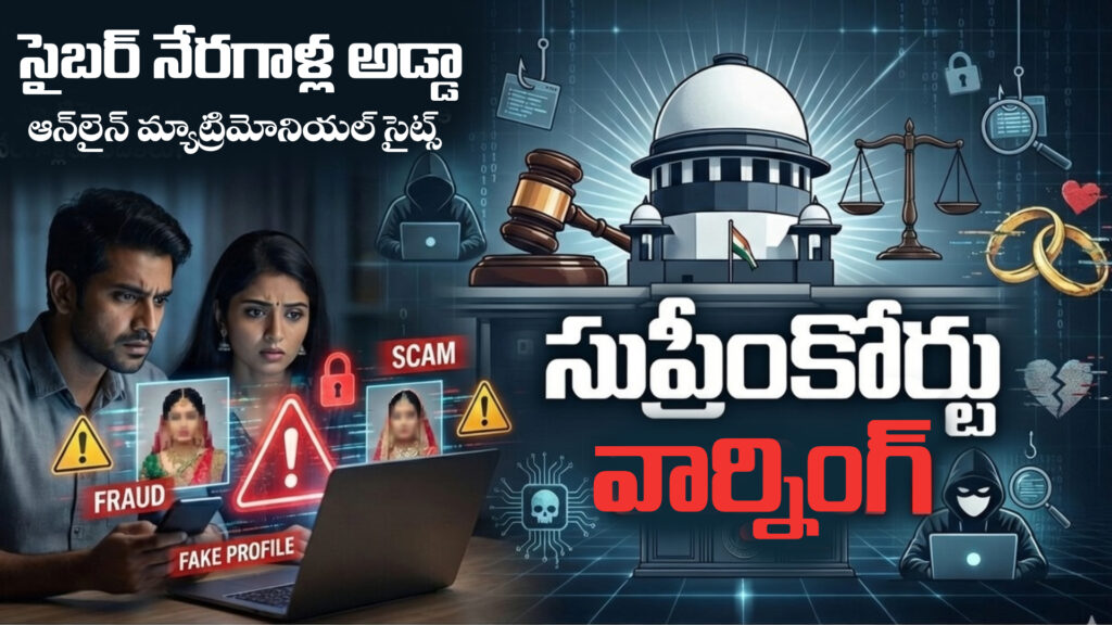 Online matrimonial sites are havens for cybercriminals: Supreme Court warns-DTv Telangana
