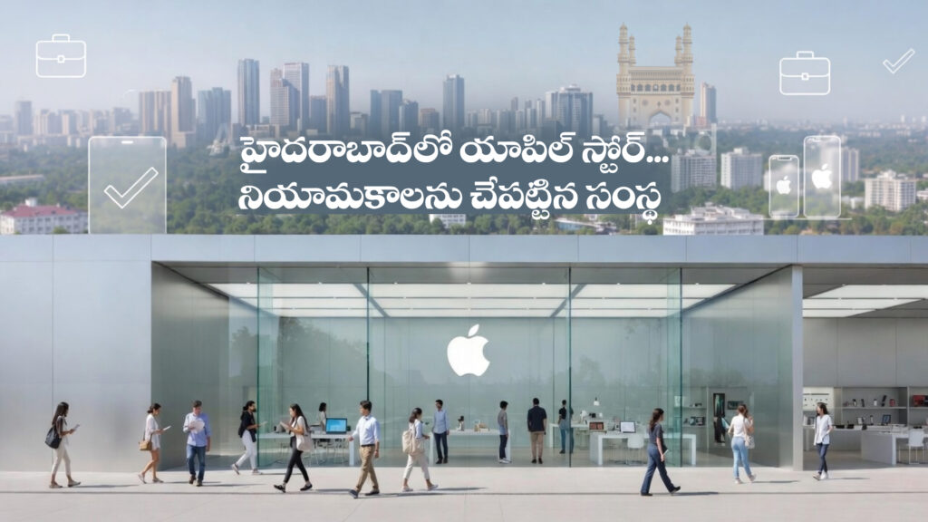 Apple Store in Hyderabad... Company taking up recruitment-DTv Telangana