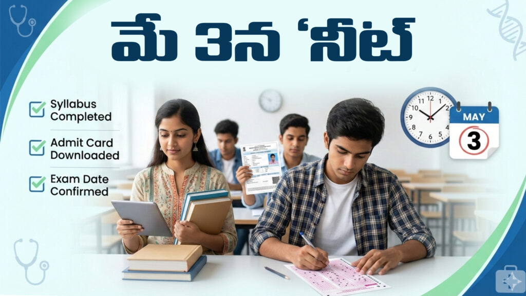 NEET on May 3: National Testing Agency-DTv Telangana