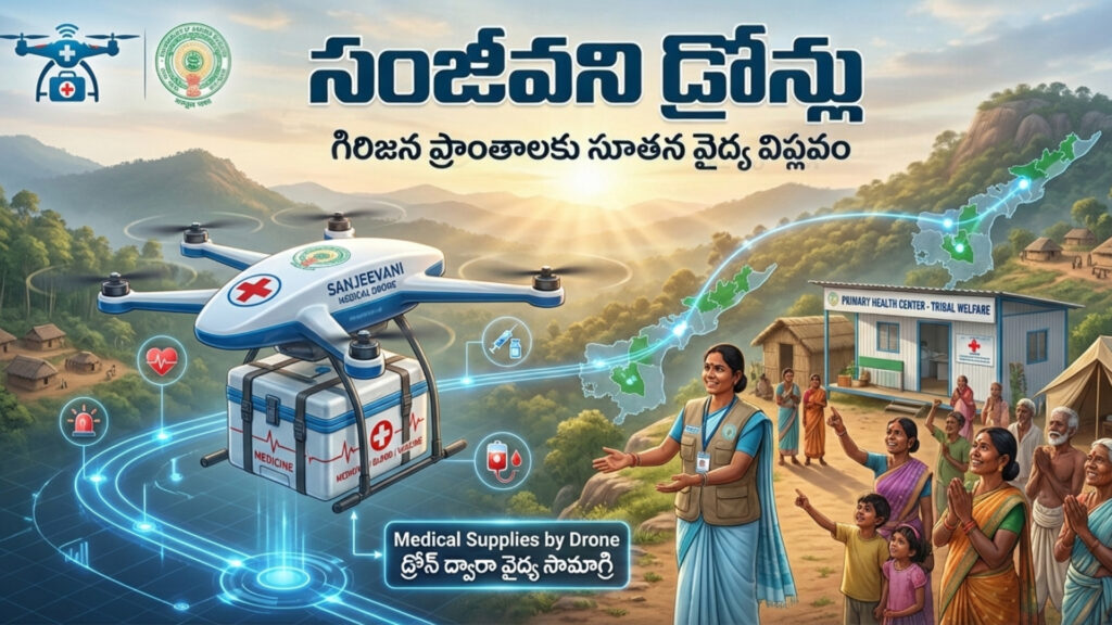 ‘Sanjeevani’ drones: A new medical revolution for tribal areas in AP-DTv Telangana
