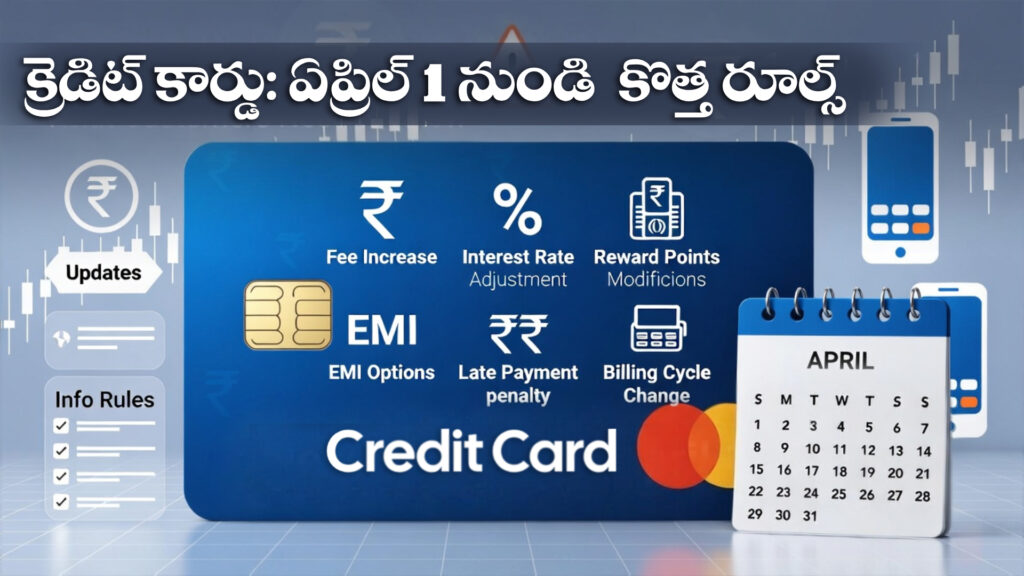 Credit card: New rules from April 1-DTv Telangana
