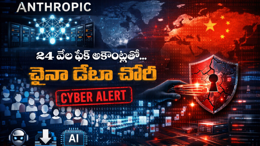 China data theft with 24 thousand fake accounts-DTv Telangana