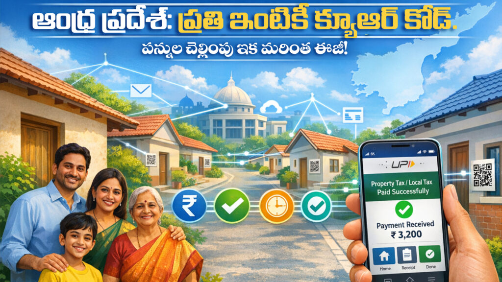 Andhra Pradesh: QR code for every household.. Tax payment is now easier-DTv Telangana