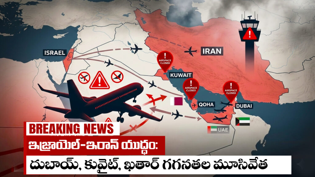 Israel-Iran war: Dubai, Kuwait, Qatar airspace closed-DTv Telangana