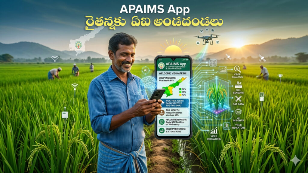 APAIMS App: AI supports farmers in AP-DTv Telangana