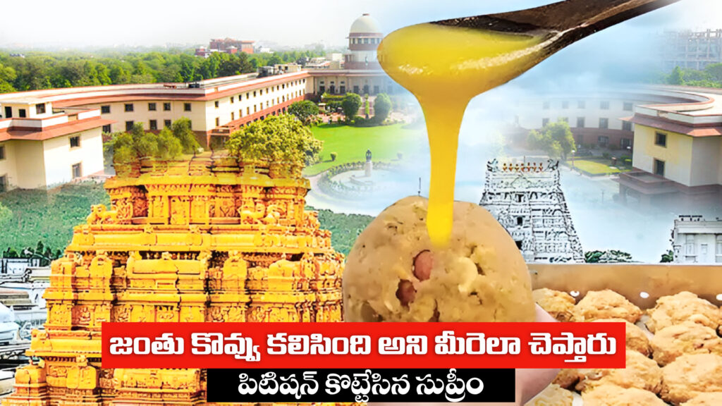 How can you say that animal fat has been added? Supreme Court dismisses petition-DTv Telangana