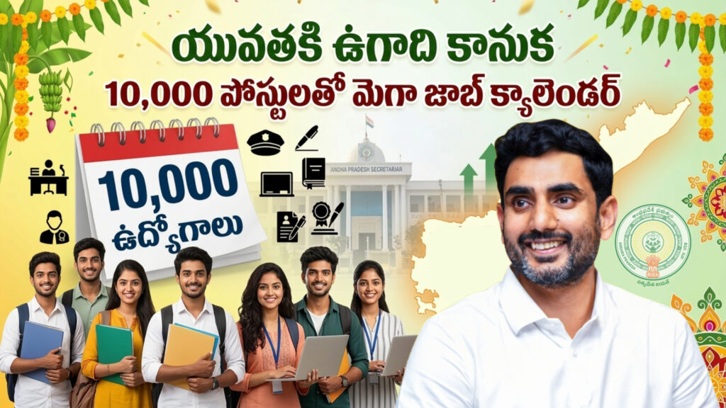 Ugadi gift for the youth: Mega job calendar with 10,000 posts-DTv Telangana