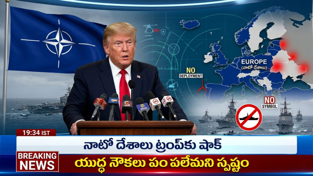 NATO countries shock Trump: Warships cannot be sent-DTv Telangana