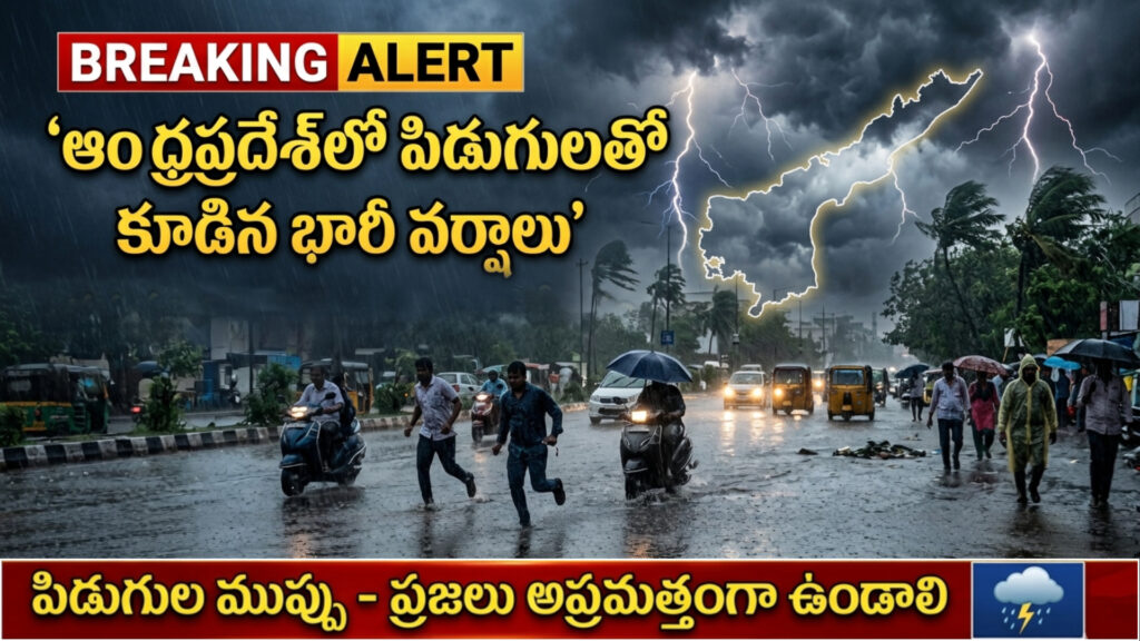 Alert: Thunderstorms in Andhra Pradesh-DTv Telangana