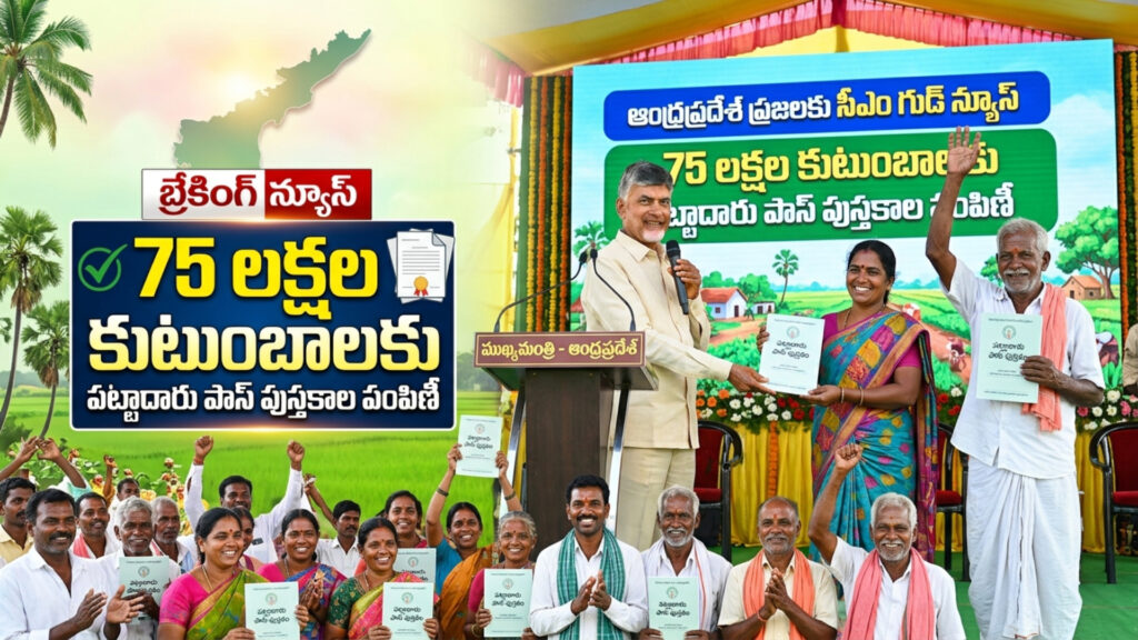 CM good news for the people of AP.. 75 lakh families will benefit-DTv Telangana