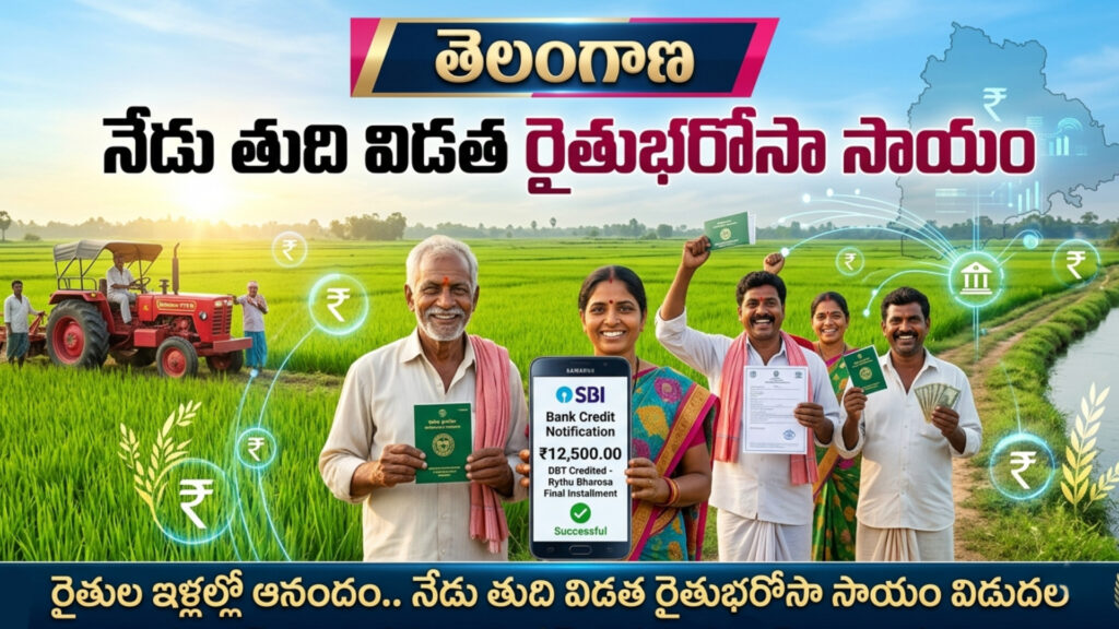 Telangana: Final tranche of farmer assurance assistance today DTv Telangana
