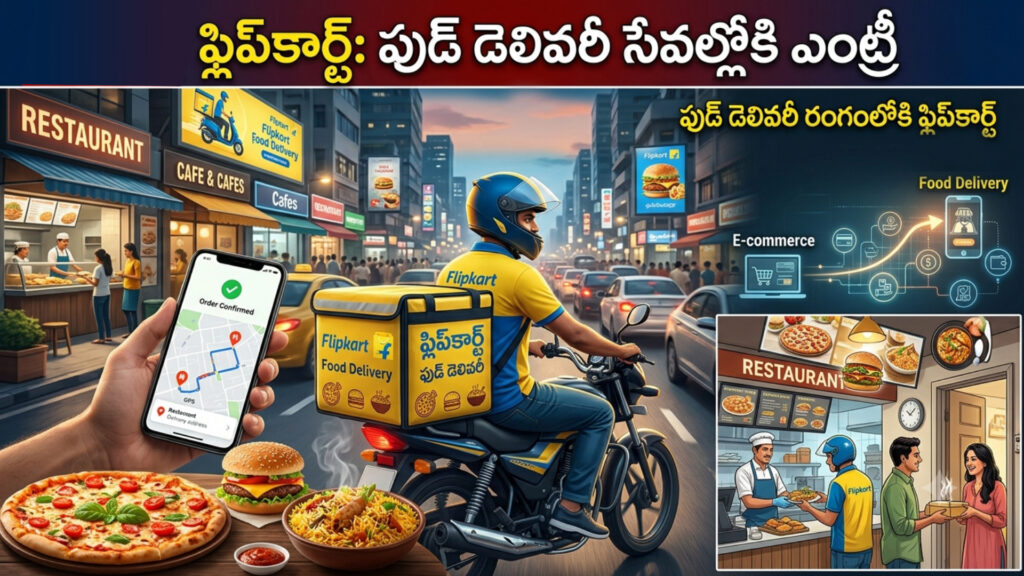 Flipkart: Entry into food delivery services DTv Telangana