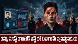 రష్యా మోస్ట్ వాంటెడ్ లిస్ట్ లో టెలిగ్రామ్‌ వ్యవస్థాపకుడు