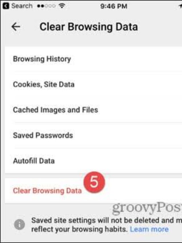 Cashe, Cookies clearing