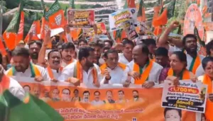 గిరిజన సబ్సిడీల కోసం బీజేపీ ధర్నా.. పెండింగ్ నిధులు వెంటనే విడుదల చేయాలని డిమాండ్!